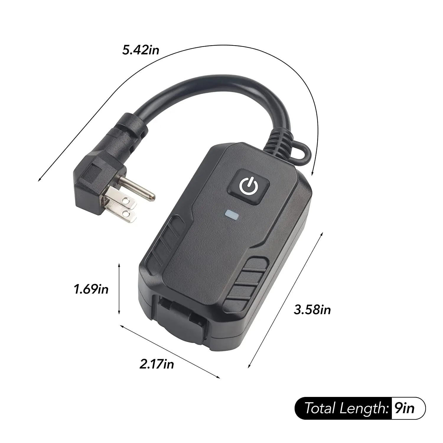 Outdoor Smart WiFi Dimmer Plug APP Remote Control and Google Assistant, Alexa BN-LINK