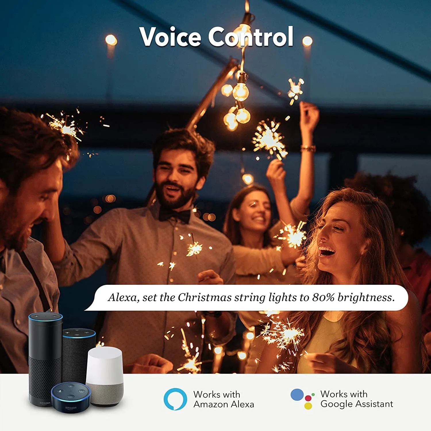 Outdoor Smart WiFi Dimmer Plug APP Remote Control and Google Assistant, Alexa BN-LINK