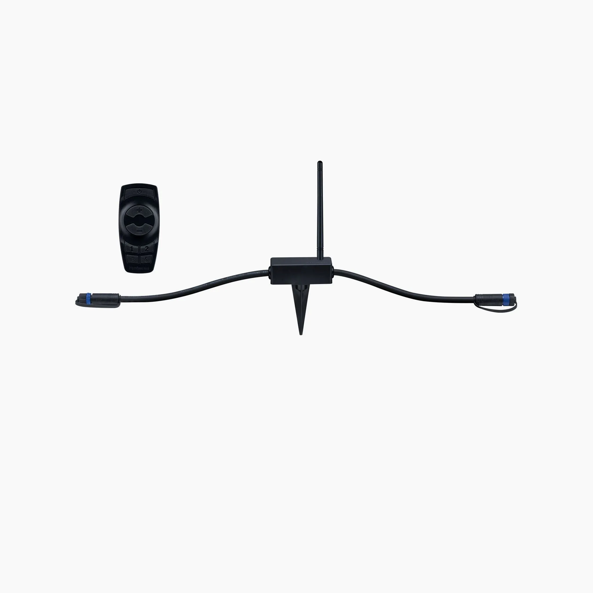 Paulmann - Plug & Shine Outdoor Wireless Controller with Remote in Black
