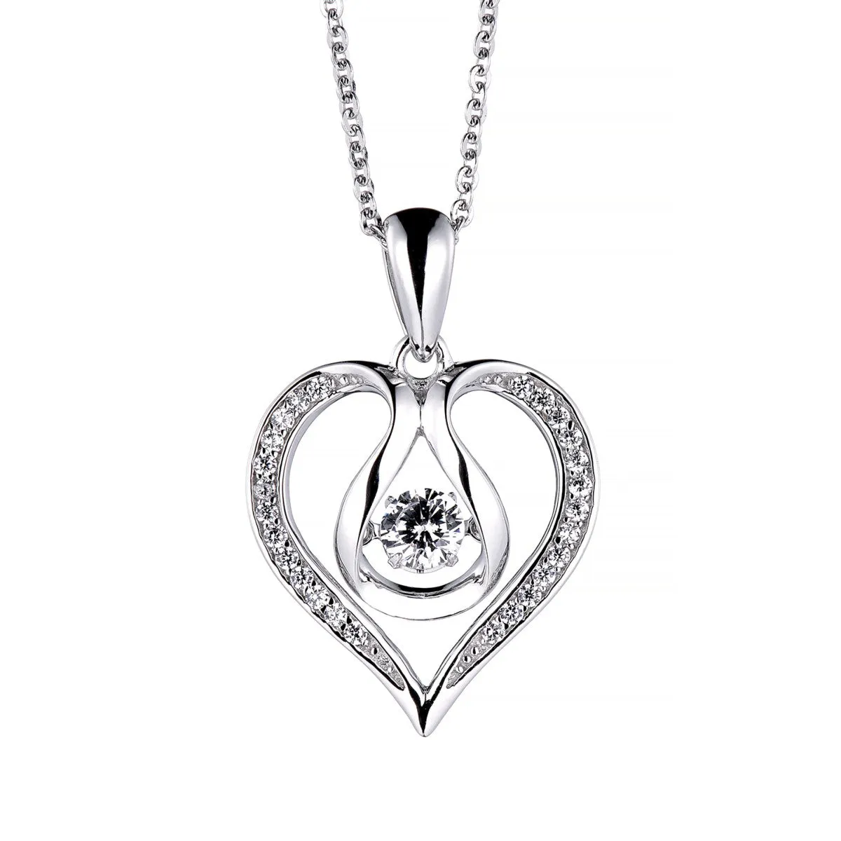 Peach heart smart Necklace