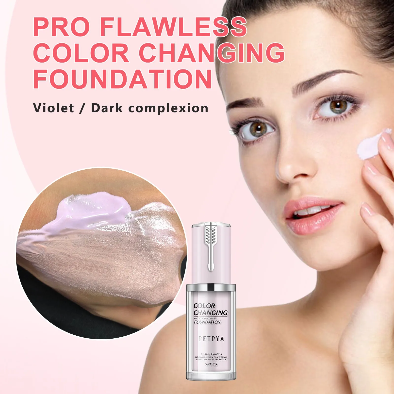 PETPYA Color Changing Foundation