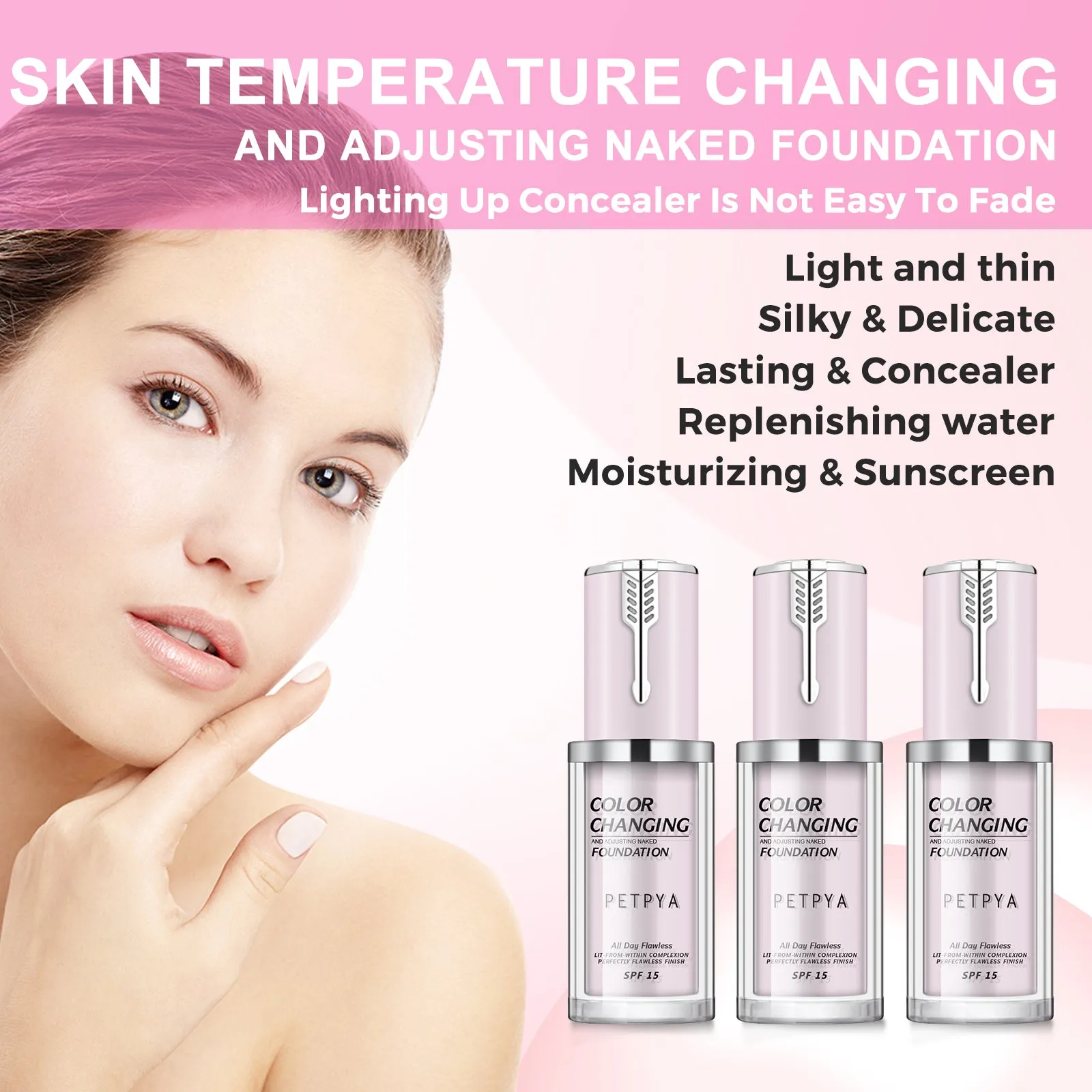 PETPYA Color Changing Foundation