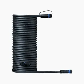Plug & Shine Outdoor 10m Cables with 2 Outputs in Black