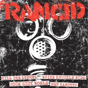 Rancid - Kill The Lights   White Knuckle Ride / Sick Sick World   Ben Zanotto Black Vinyl 7"