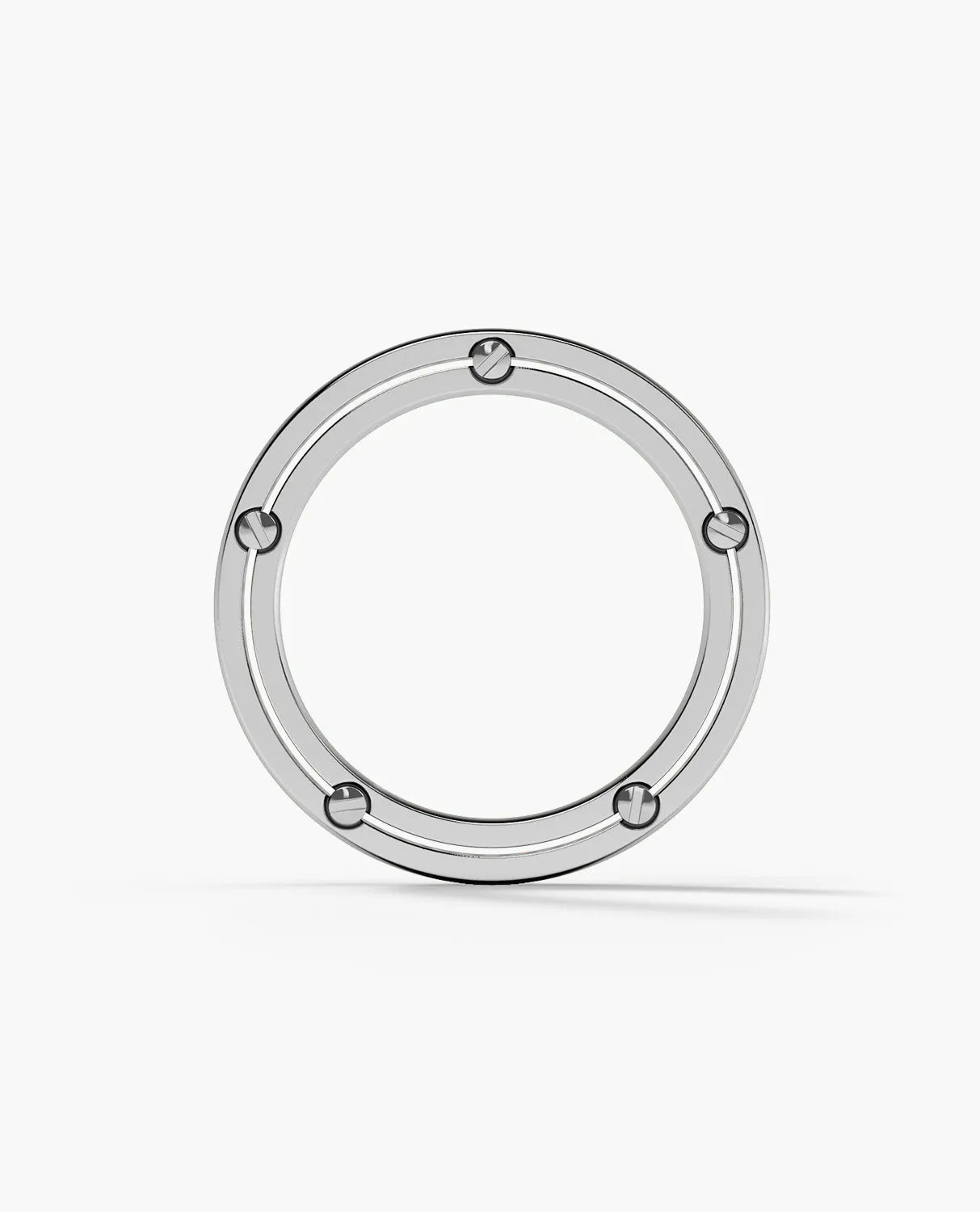 Ready to Ship - FRANKLIN Comfort Fit Gold Ring with 0.50ct Black Diamonds