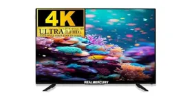 REAL MERCURY 32 fhd 80(cm) 4k Ultra Full hd Lucid Pixel Smart QLED ga4 Series