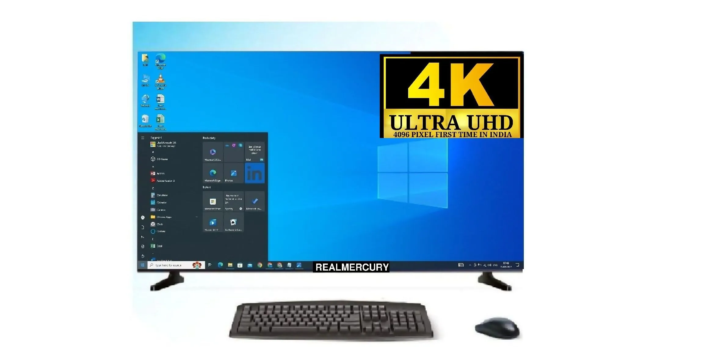 REAL MERCURY 43 4k uhd Smart 109(cm) jy65 Series