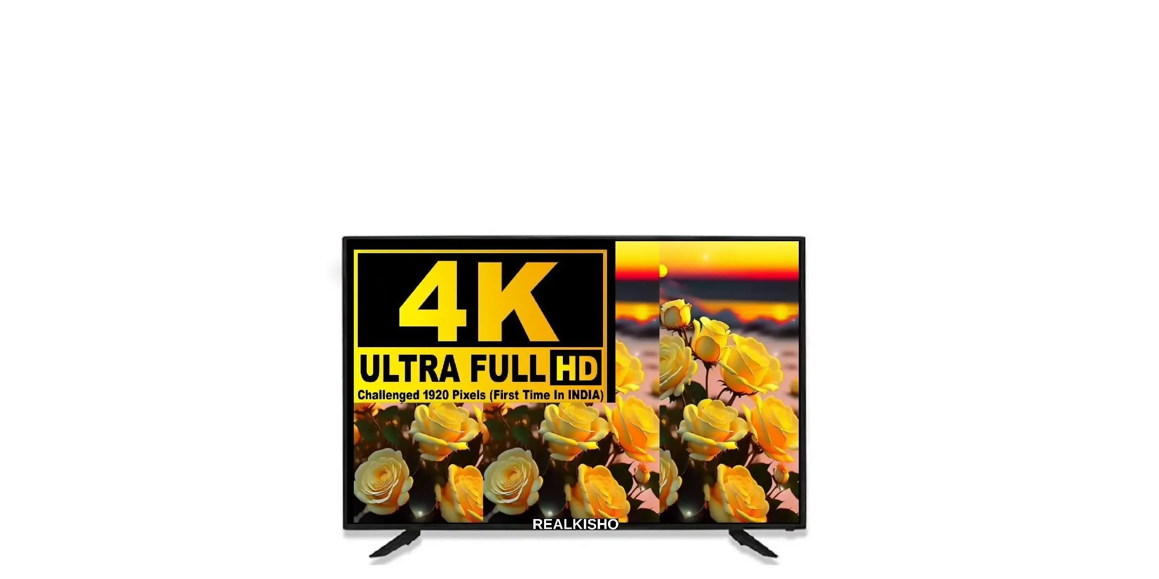 REALKISHO 32 fhd 80(cm) QLED 4k Ultra Full hd Smart ra Series