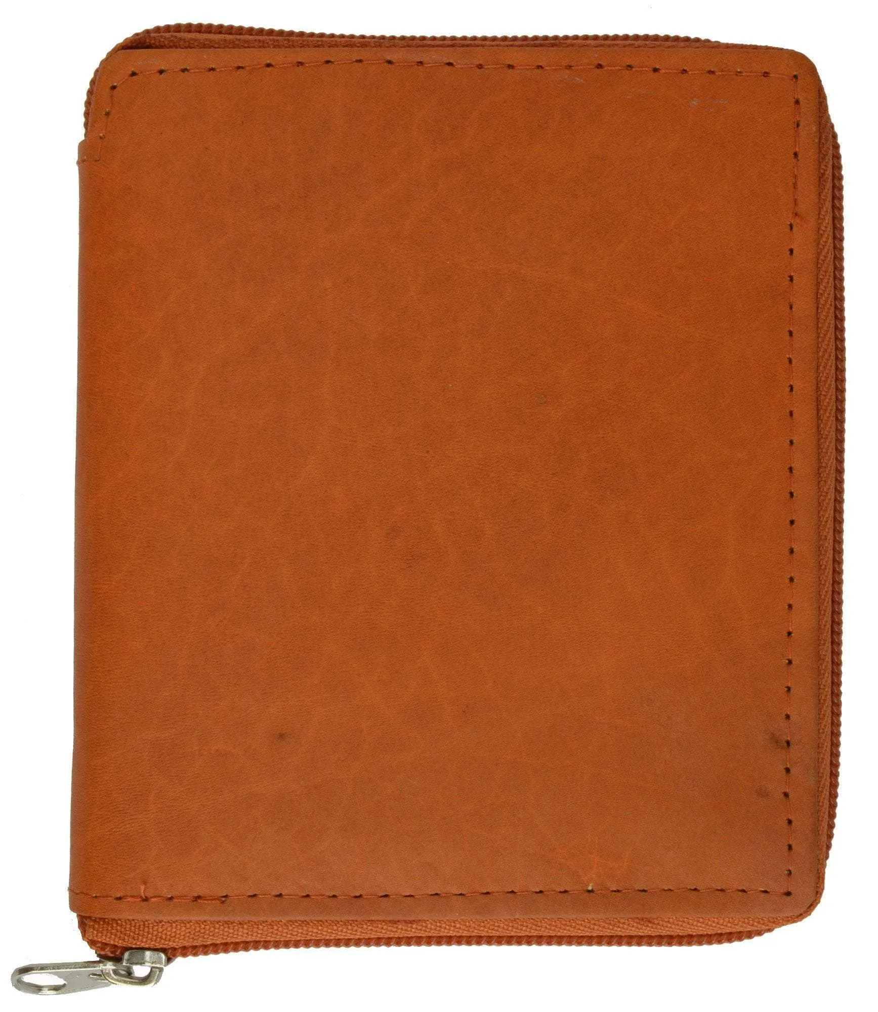 RFID Blocking Mens Leather Zippered Wallet RFID 702 (C)