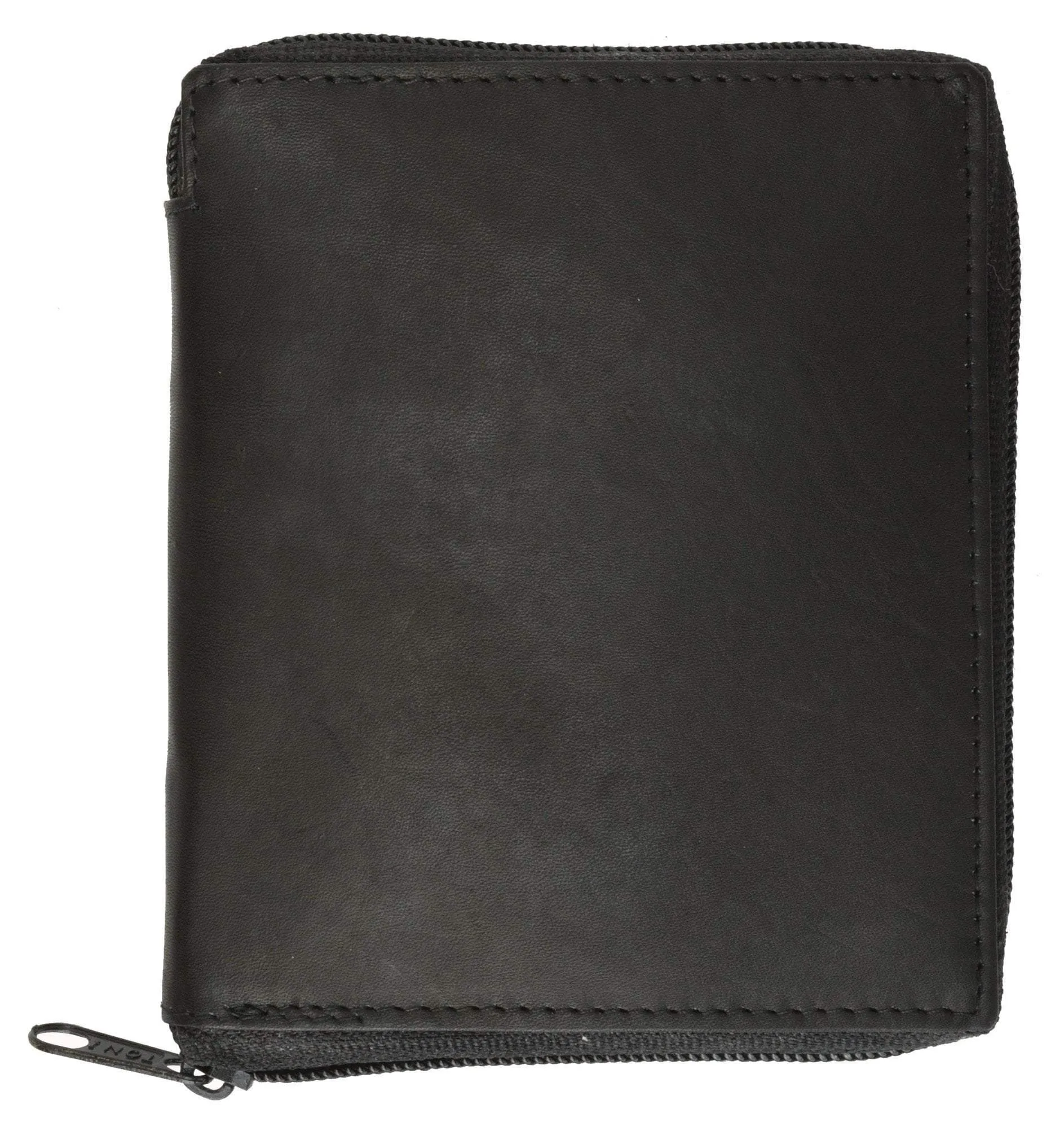 RFID Blocking Mens Leather Zippered Wallet RFID 702 (C)