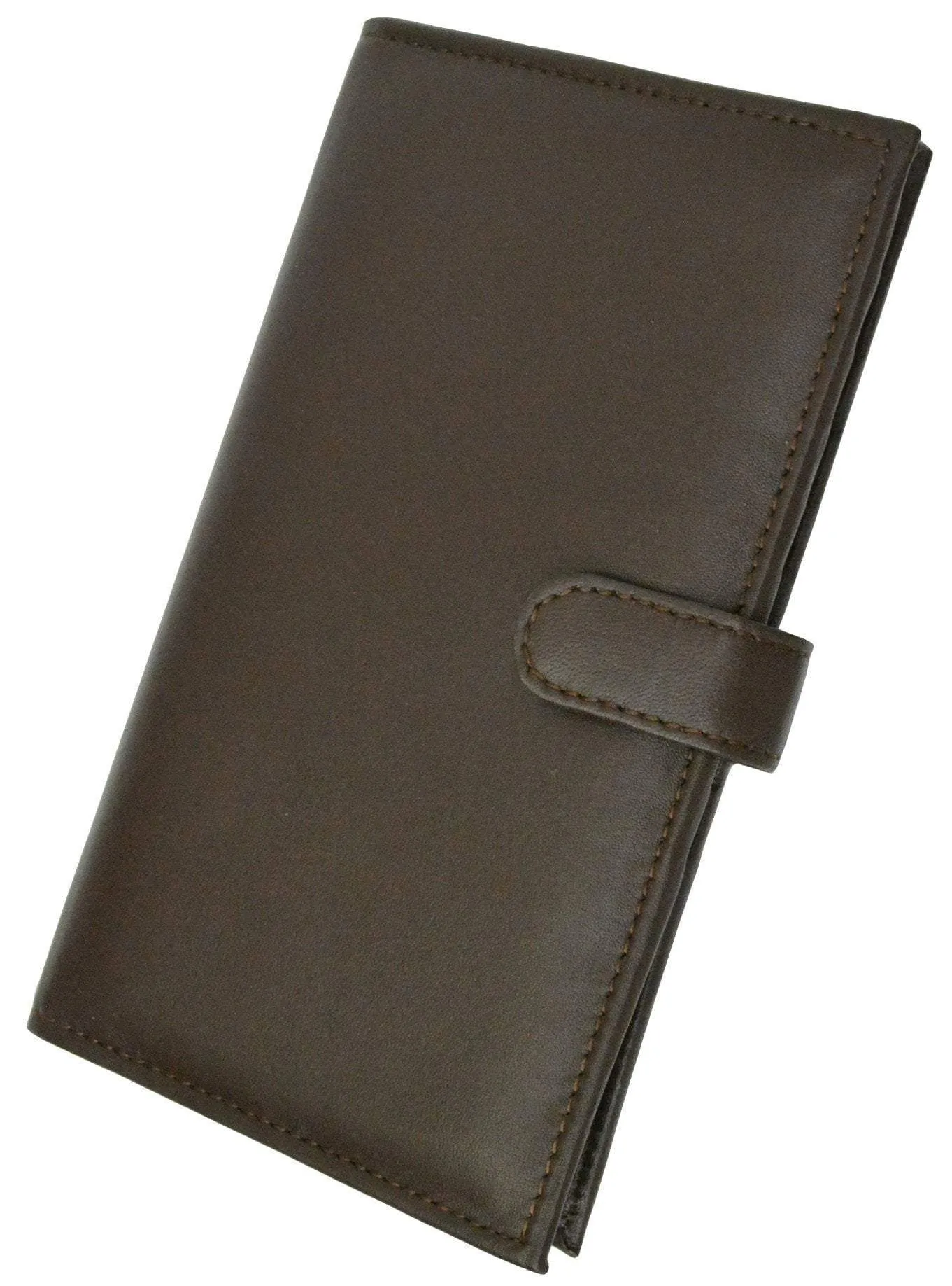 RFID Blocking Soft Premium Leather Bifold Credit Card Holder with Button Closure RFID P 1629 (C)