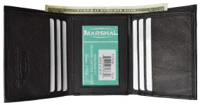 RFID Premium Leather Men's Trifold Card Holder ID Wallet RFID P 55 (C)
