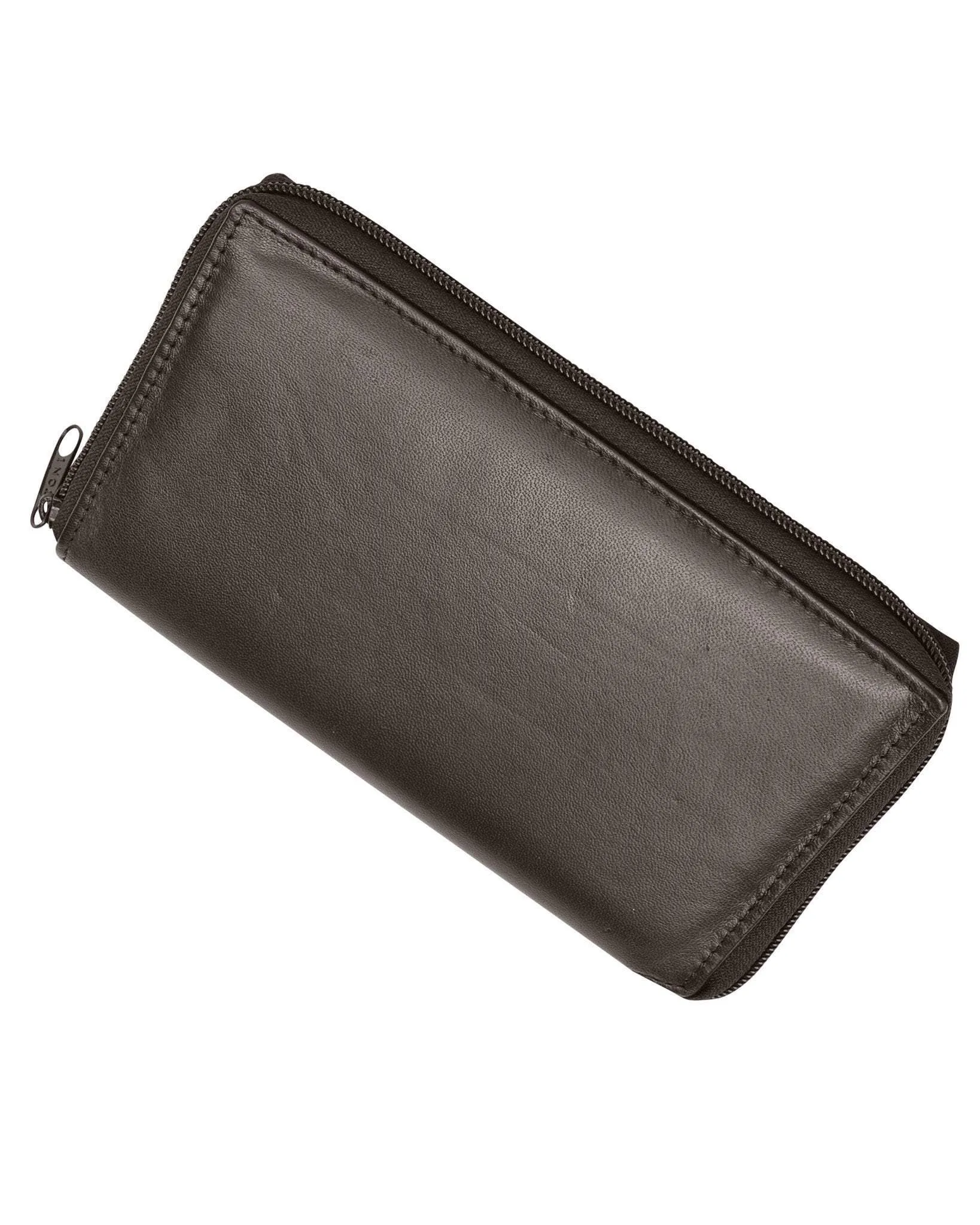 RFID Premium Soft Leather Zipper Wallet Business & Credit Card Case Holder Bifold RFID P 729 (C)