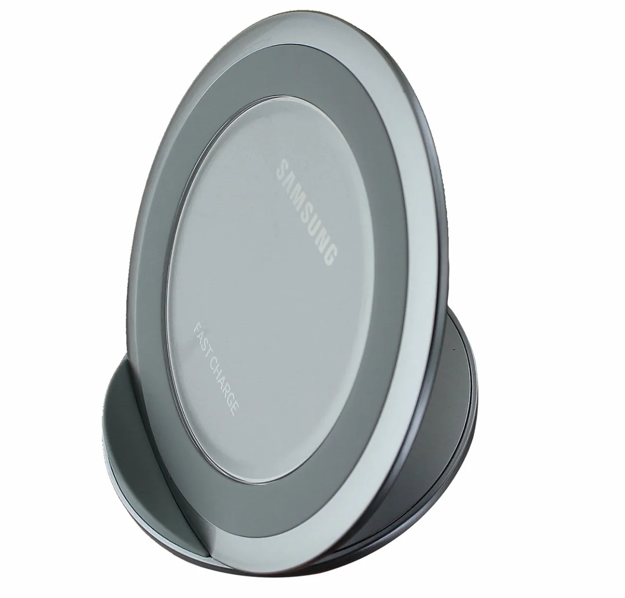Samsung Fast Charge QI Wireless Charging Stand Adaptive Fast Charging - Silver