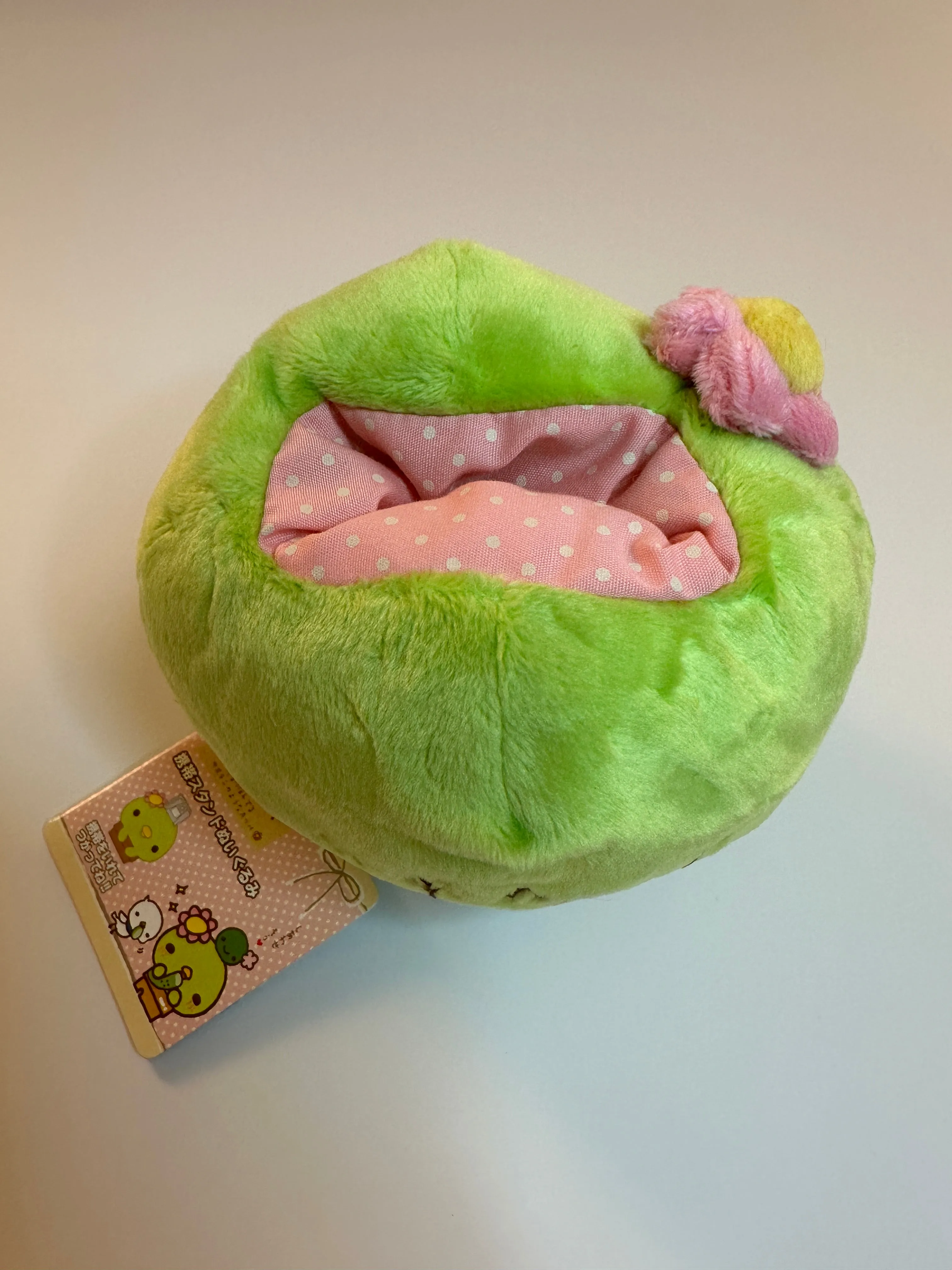 San-x 2008 Vintage Sabo Kappa Rare Plushie