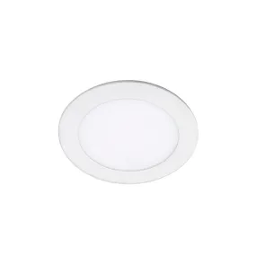 Slim Edge-Lit LED Recessed in White