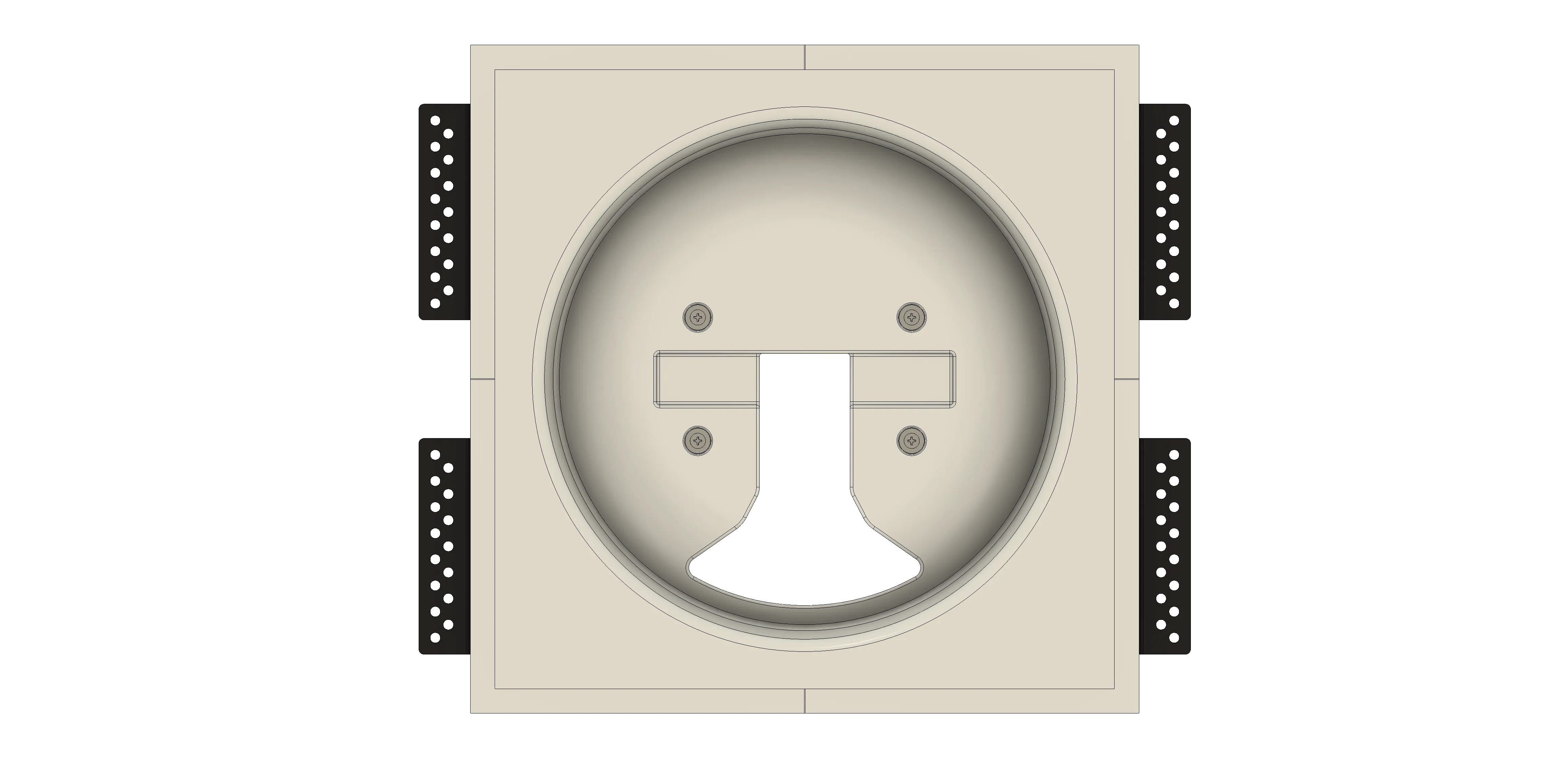 SLW-RAPL2-500 Round XL Araknis 820  Wireless Access Point | Flush In-Wall Mount