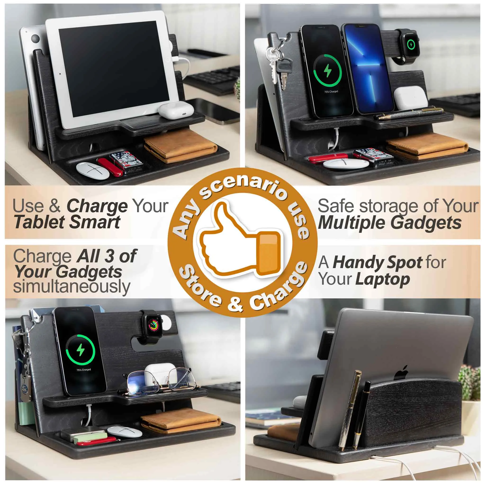 Smart 3 in 1 charging stand