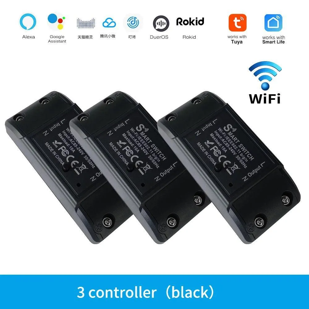 Smart Home WiFi Switch with Voice Control: Alexa & Google Home Compatible