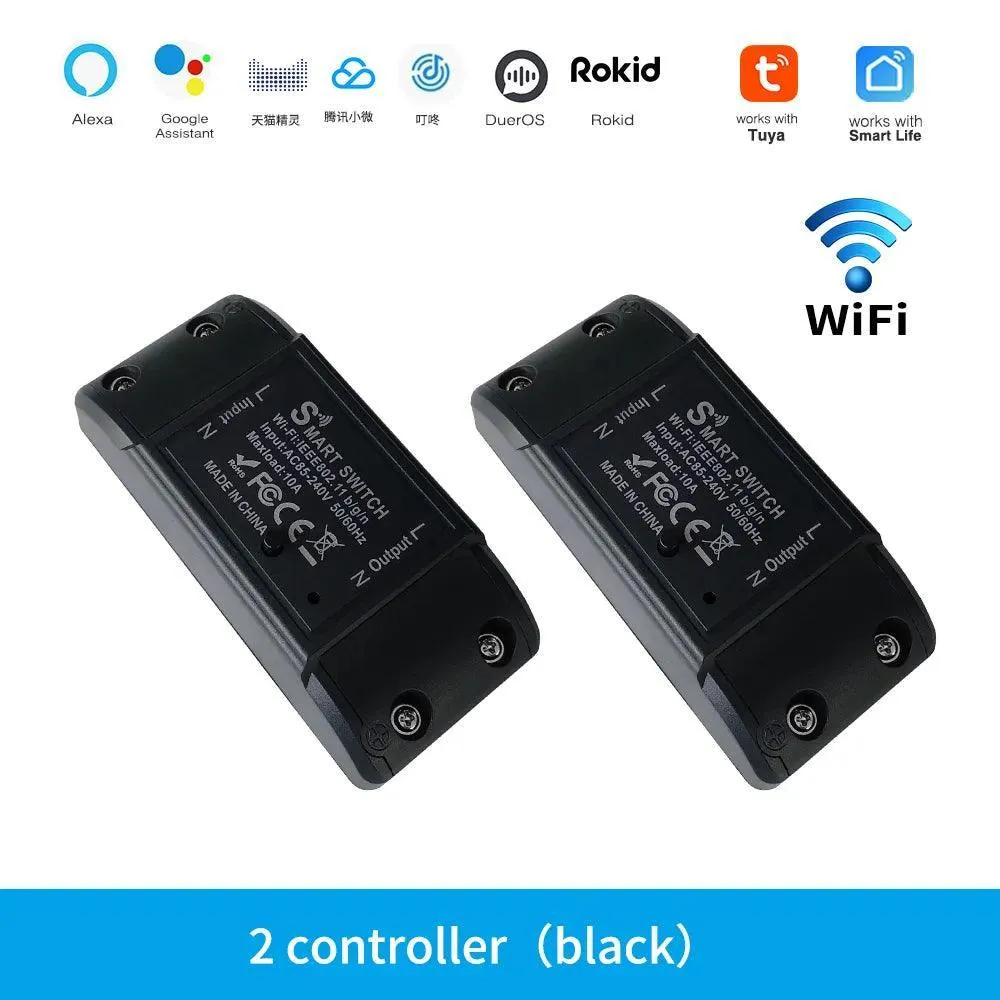 Smart Home WiFi Switch with Voice Control: Alexa & Google Home Compatible