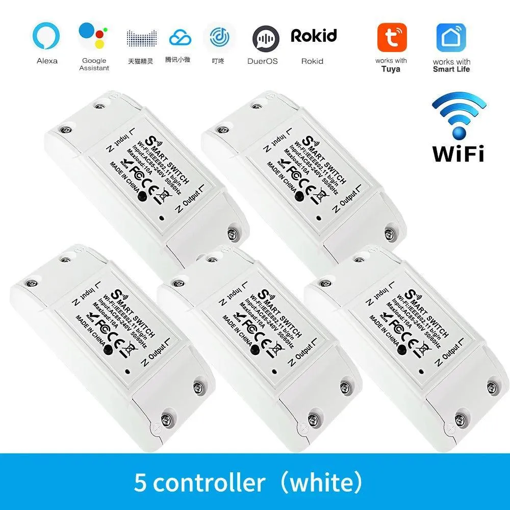 Smart Home WiFi Switch with Voice Control: Alexa & Google Home Compatible