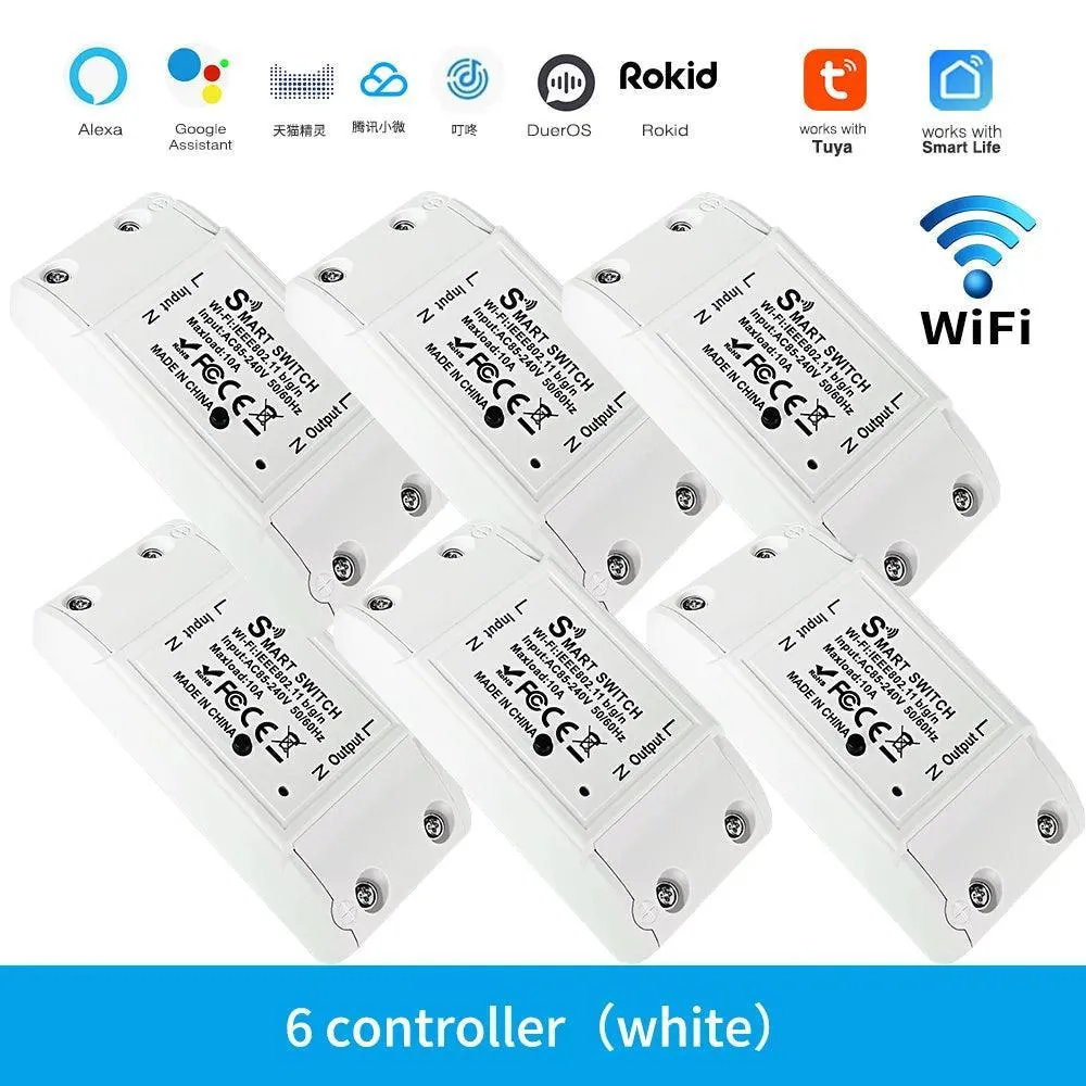 Smart Home WiFi Switch with Voice Control: Alexa & Google Home Compatible