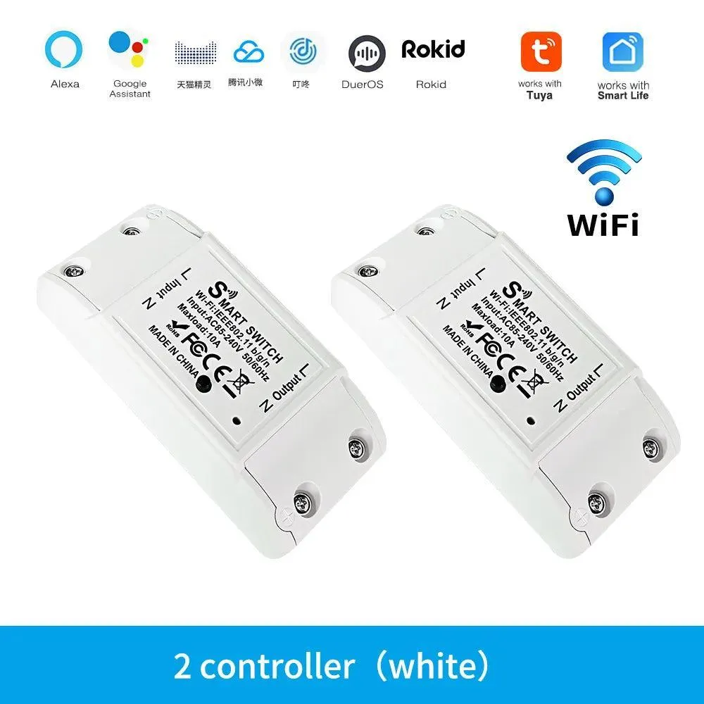 Smart Home WiFi Switch with Voice Control: Alexa & Google Home Compatible