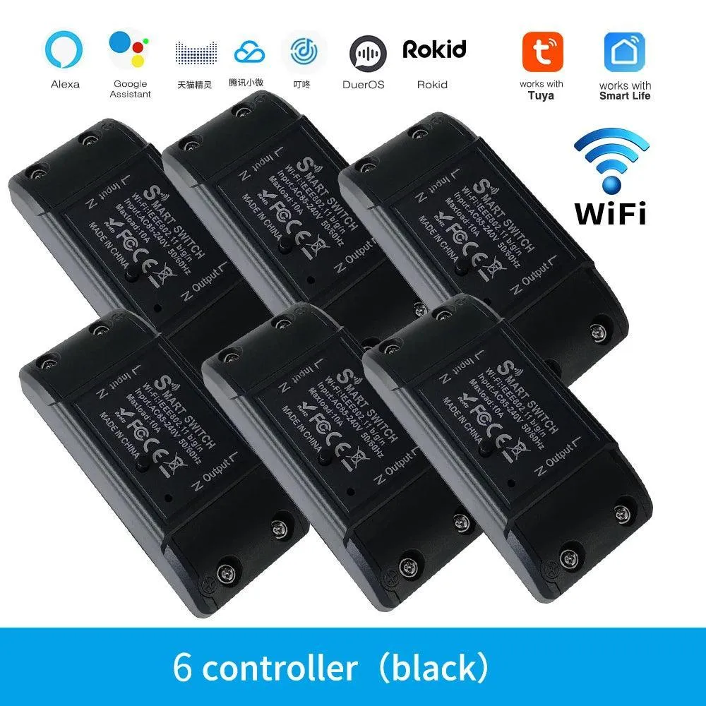 Smart Home WiFi Switch with Voice Control: Alexa & Google Home Compatible