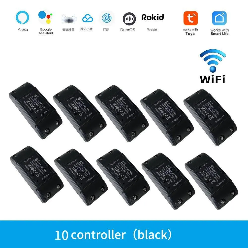 Smart Home WiFi Switch with Voice Control: Alexa & Google Home Compatible