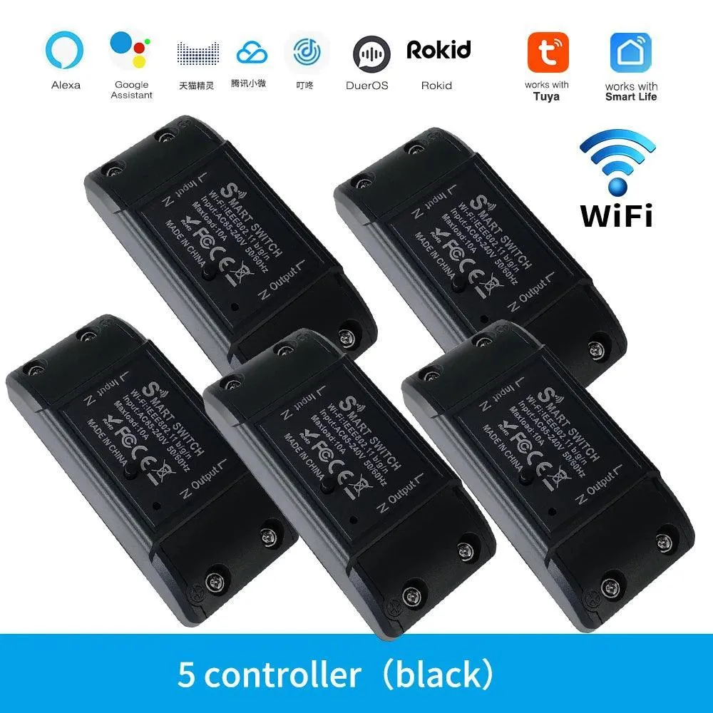 Smart Home WiFi Switch with Voice Control: Alexa & Google Home Compatible