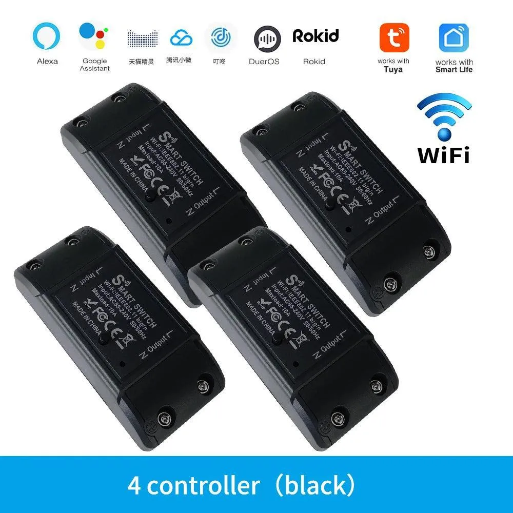 Smart Home WiFi Switch with Voice Control: Alexa & Google Home Compatible