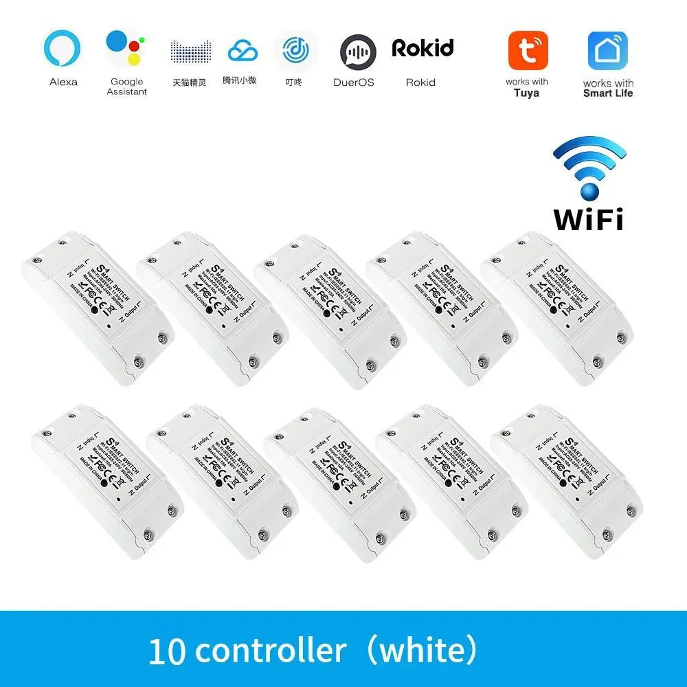 Smart Home WiFi Switch with Voice Control: Alexa & Google Home Compatible