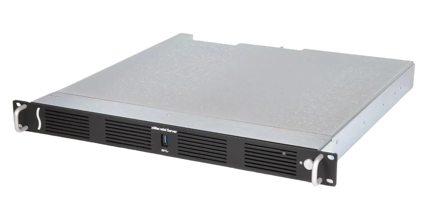 Sonnet Xmac Mac Mini Server - Thunderbolt 3 to Pcie Card Expansion System, 1u Rackmount Enclosure for Mac Mini With Thunderbolt 3 Ports
