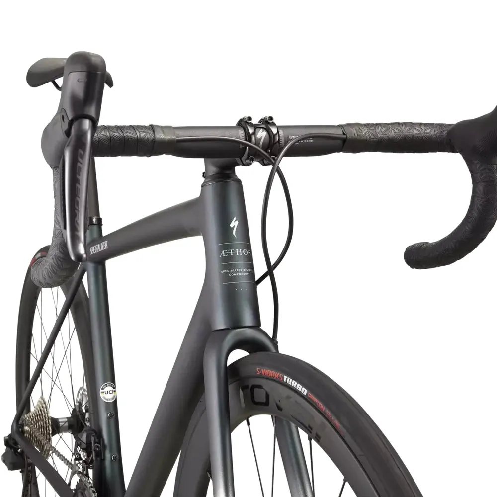 SPECIALIZED AETHOS Expert 2022 Ultegra Di2 Disc Complete Road Bike - CHAMELEON OIL TINT / FLAKE SILVER
