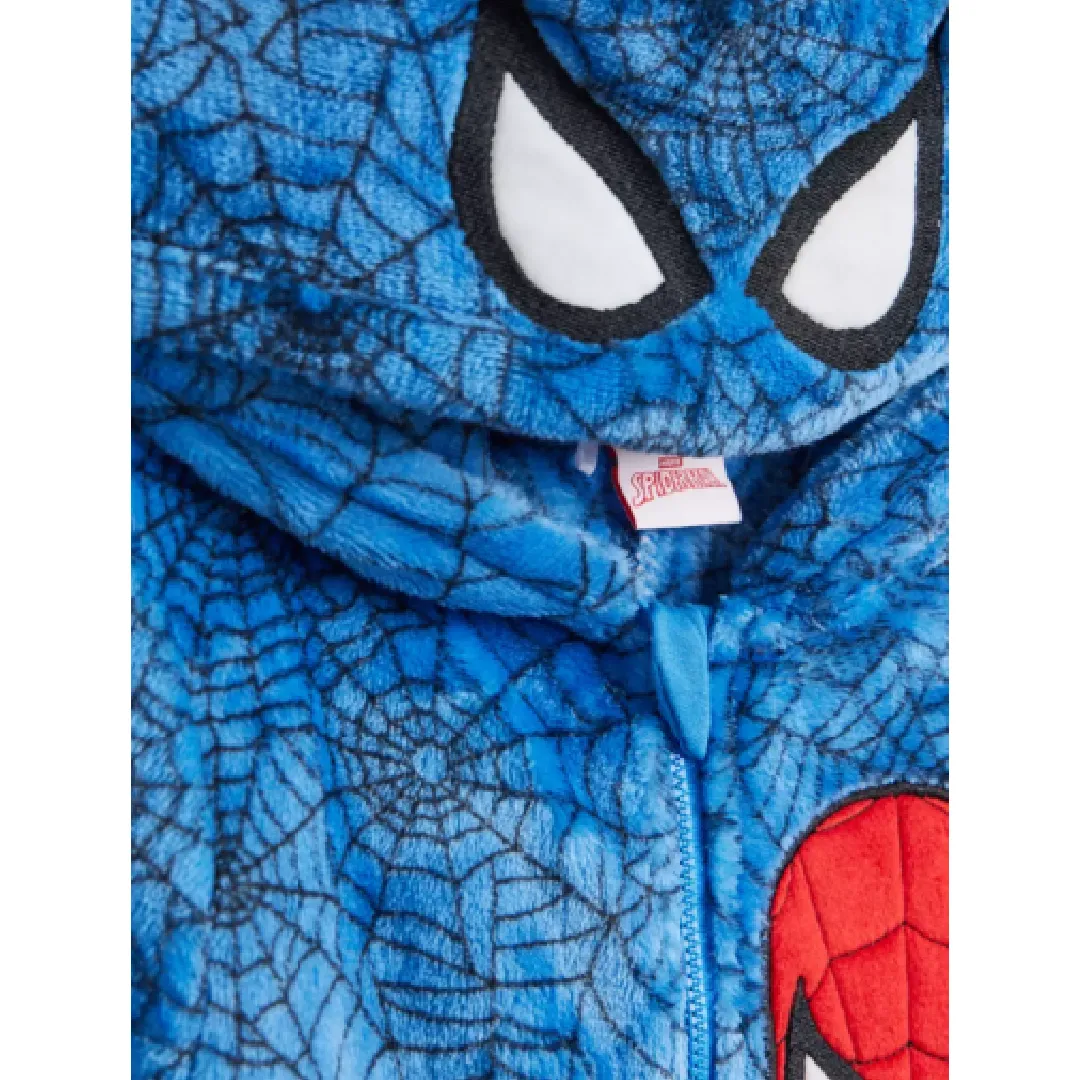 SPIDERMAN Blue Fleece All-In-One