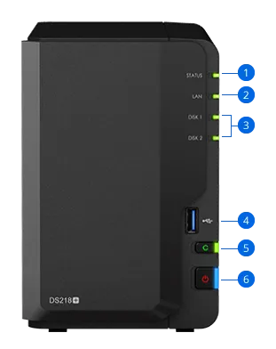Synology	DiskStation DS218 