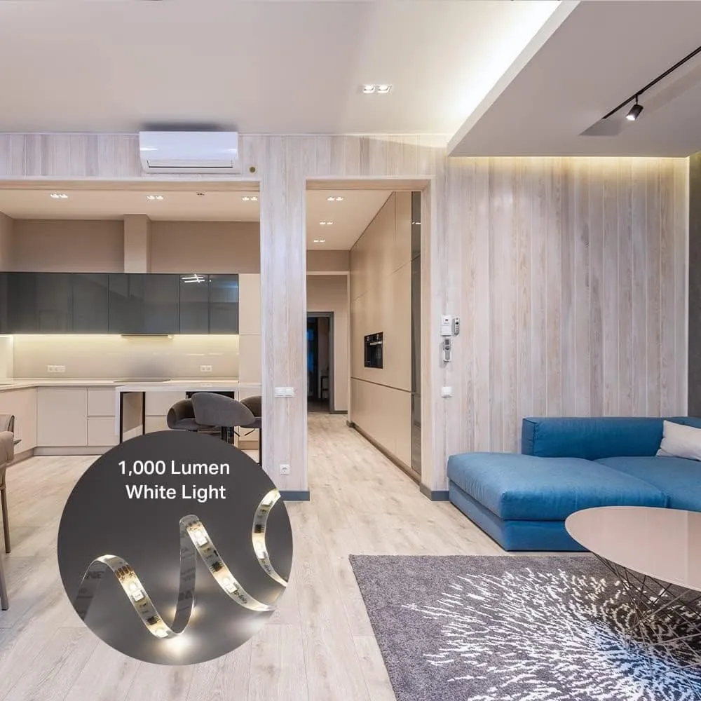 Tapo Smart LED Light Strip, 5m, Wi-Fi App Control RGBW Multicolour LED Strip, PU Coating, Works with Alexa & Google Home & Apple HomeKit, Suitable for TV Kitchen DIY Decoration (Tapo L930-5)