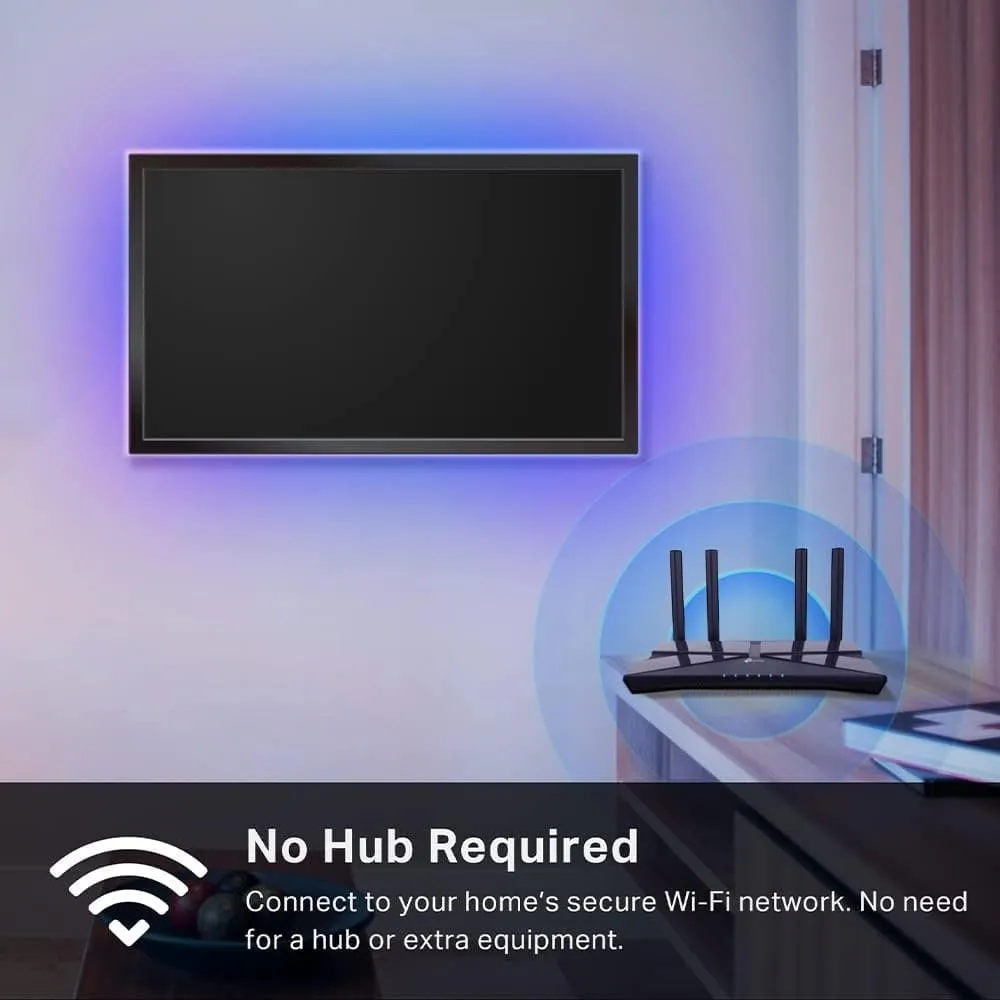 Tapo Smart LED Light Strip, 5m, Wi-Fi App Control RGBW Multicolour LED Strip, PU Coating, Works with Alexa & Google Home & Apple HomeKit, Suitable for TV Kitchen DIY Decoration (Tapo L930-5)