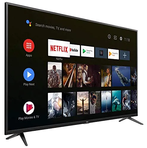 TCL 138.7 cm (55 inches)  AI 4K Ultra HD Smart Certified Android LED TV 55P8S | Supreme with Farfield Voice Search (Black) (2019 Model)