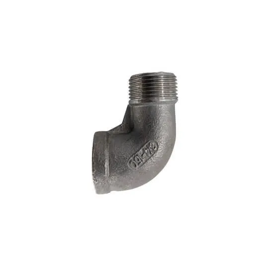 Tempmaster Right Angle Adapter | 3/4 inches M BSP- 3/4 inches F BSP Stainless Steel | Flaming Coals