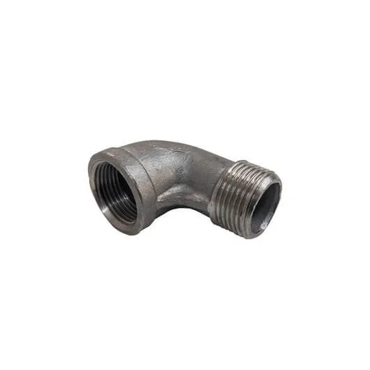 Tempmaster Right Angle Adapter | 3/4 inches M BSP- 3/4 inches F BSP Stainless Steel | Flaming Coals