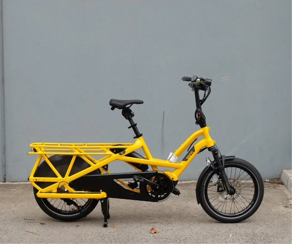 Tern GSD S10 LX 500wh Gen2 Yellow Electric Cargo Bike