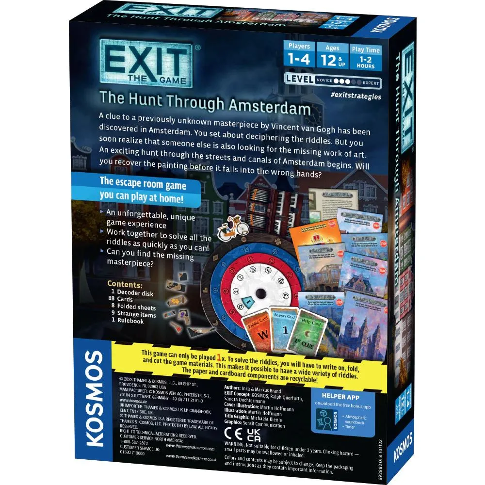Thames & Kosmos EXIT The Game - The Hunt Through Amsterdam