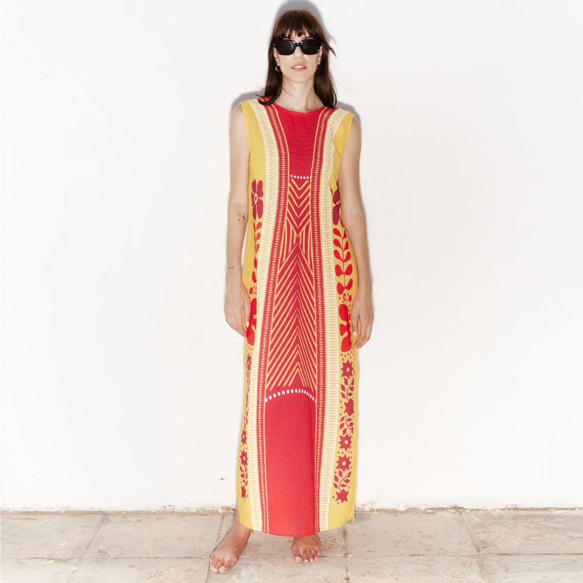 TRIBAL LINEN YELLOW VANDA