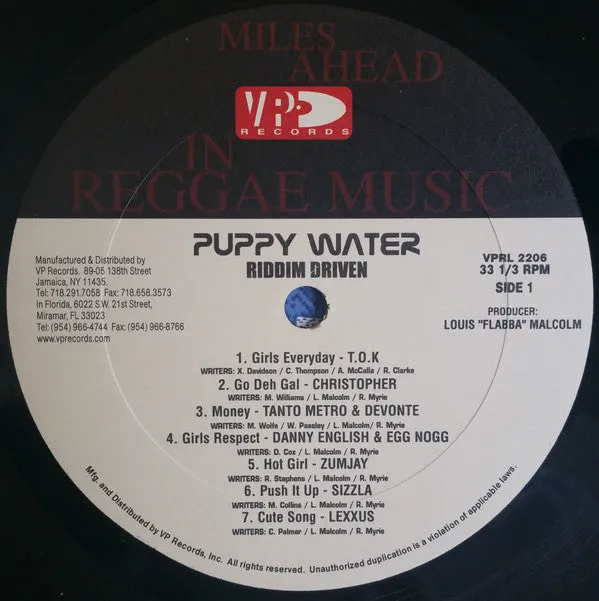 Various - Puppy Water (LP, Comp) (VG )