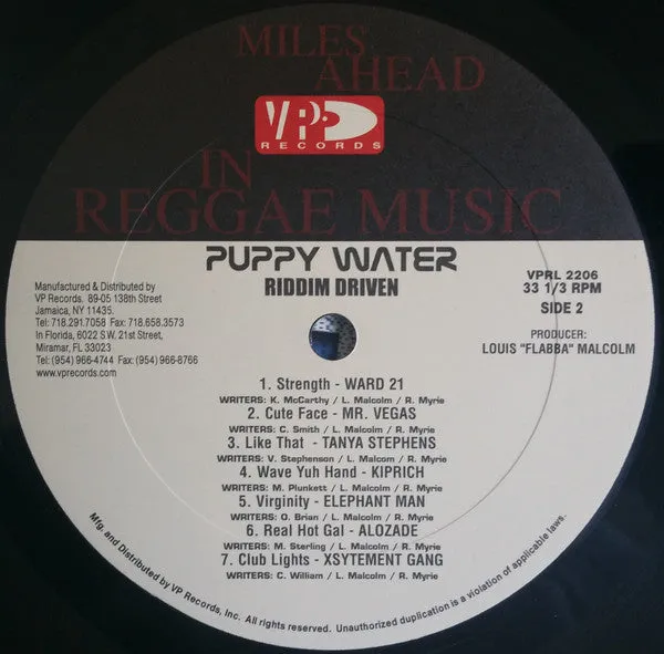 Various - Puppy Water (LP, Comp) (VG )