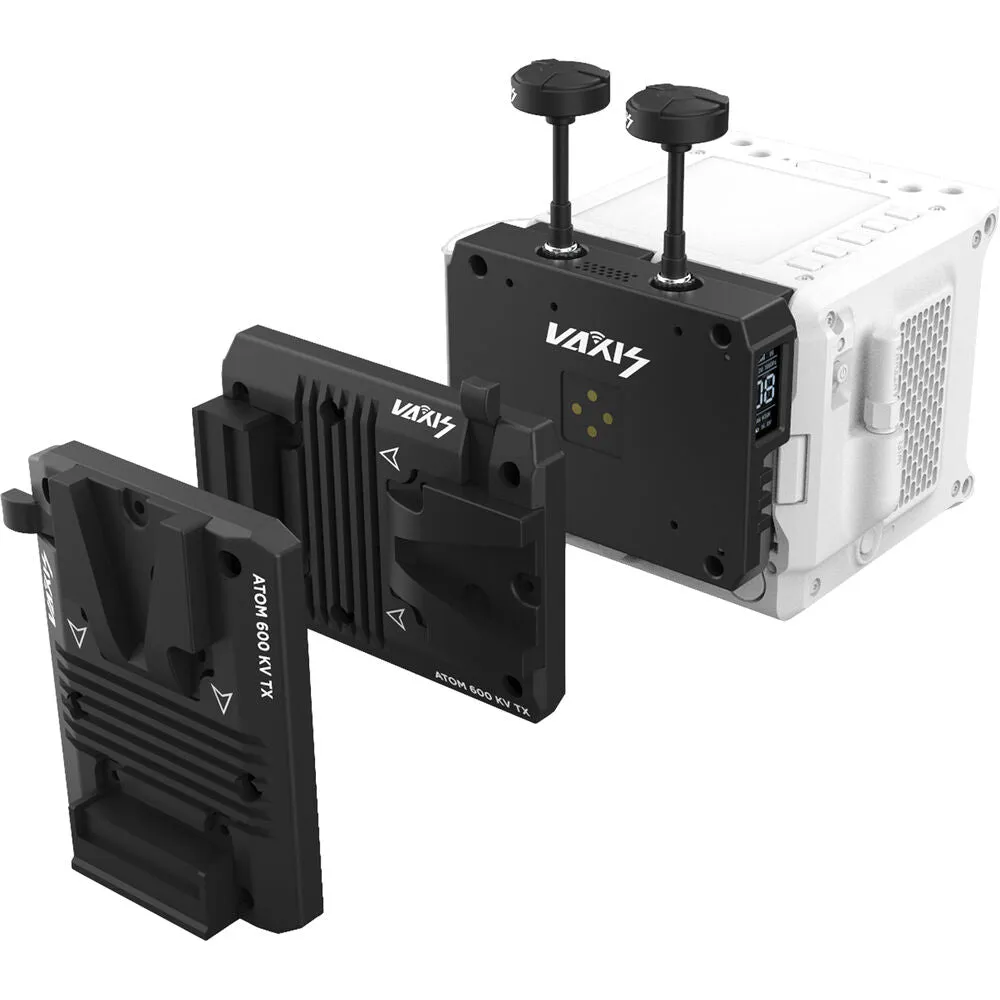 Vaxis ATOM 600 KV Wireless TX/RX Kit for RED KOMODO (V-Mount, Black)