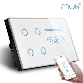 WiFi 4 Gang with Dimmer