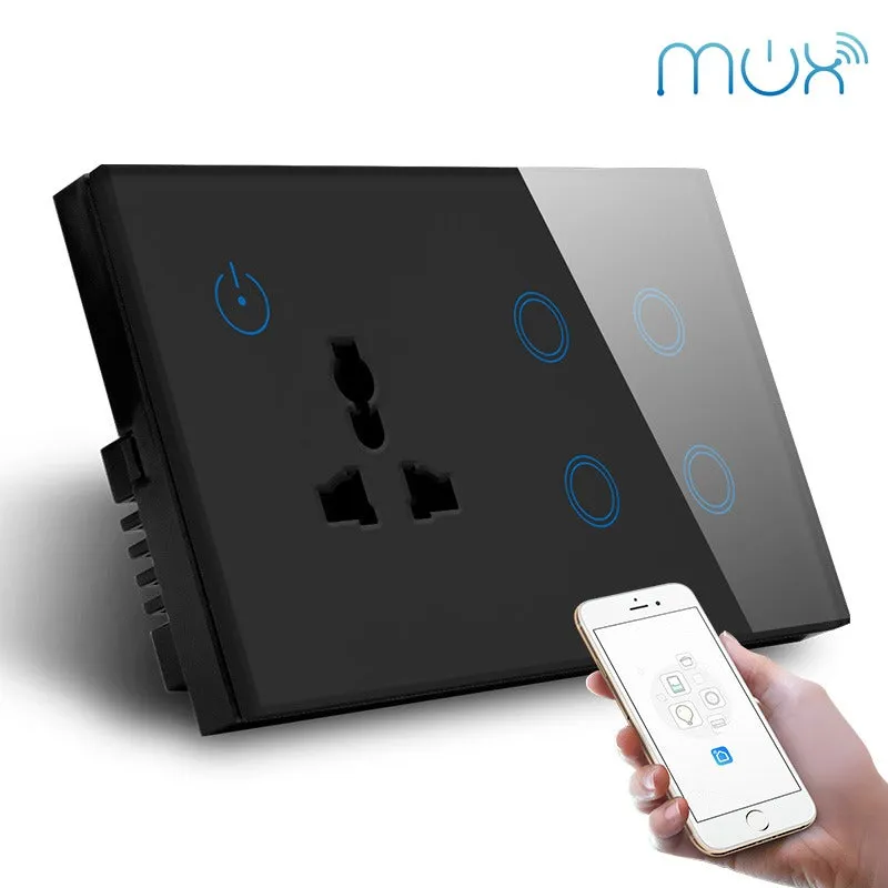 WiFi 4 Gang with Socket
