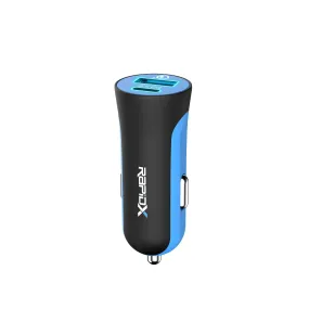 X2PD Compact & Fast Dual Car Charger with 30W USB-C PD - Blue